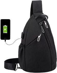 img 4 attached to 🎒 Ultimate NUFR Crossbody Backpack: Waterproof and Comfortable Shoulder Bag