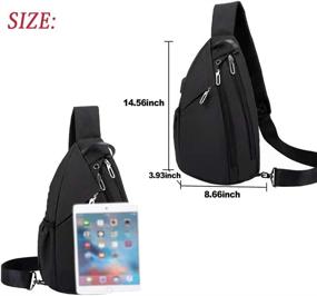 img 3 attached to 🎒 Ultimate NUFR Crossbody Backpack: Waterproof and Comfortable Shoulder Bag