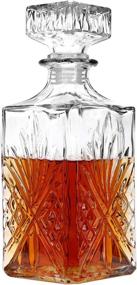 img 1 attached to 🥃 Lead-Free Whiskey Decanters for Optimal Alcohol Decanting