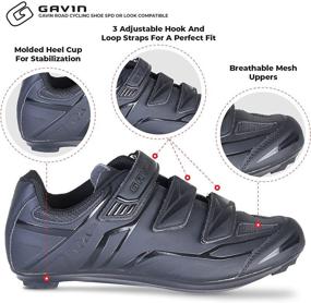 img 3 attached to 🚴 Gavin Road Cycling Shoes for Men - Shimano Compatible
