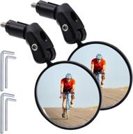 handlebar bicycle rearview adjustable mountain logo