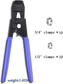 img 3 attached to 🔧 DUSICHIN PEX Crimping Tool for Fastening Stainless Cinch Clamps - ASTM F2098 Standards, DUS-501