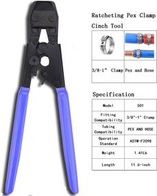 img 1 attached to 🔧 DUSICHIN PEX Crimping Tool for Fastening Stainless Cinch Clamps - ASTM F2098 Standards, DUS-501