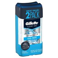 gillette antiperspirant deodorant 2 pack packaging logo