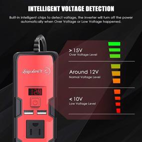 img 3 attached to LEICESTERCN Преобразователь инвертора сетевые розетки сигареты