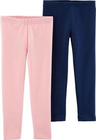 img 2 attached to 👧 Carter's Girls' 2T-8 Two Pack Leggings