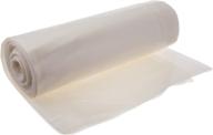 frost king p1025/6w polyethylene sheeting - 10 ft x 25 ft x 6 mil - clear: versatile and durable protection logo