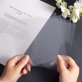 img 1 attached to ✅✨ H&W Fuse Bead Iron Paper: Transparent Plastic Ironing Sheet, 20PCS - High-Quality Craft Accessory