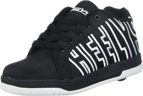 img 4 attached to Heelys Boys' Split Sneaker, 👟 Black/White, Size 4 M US Big Kid