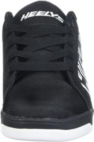 img 3 attached to Heelys Boys' Split Sneaker, 👟 Black/White, Size 4 M US Big Kid