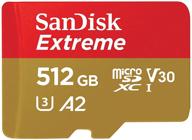 💾 высокоскоростная карта памяти sandisk 512 гб microsdxc | скорость до 160 мб/с | uhs-1 класс 10 sdsqxa1-512g логотип