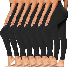 img 4 attached to SYRINX Pack Leggings Women Waisted