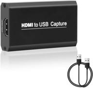 🎥 alteng hdmi в usb2.0 звуковая видеозахватная карта - полный hd 1080p 30 гц устройство для захвата игр для ps3, ps4, xbox, windows, android, macos - youtube, obs, twitch stream & запись - портативное и универсальное. логотип