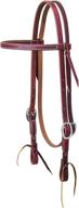 weaver leather stainless browband headstall logo