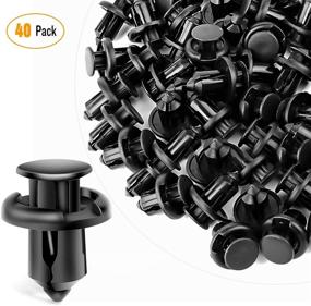 img 4 attached to 🔧 GOOACC 40PCS Nylon Bumper Fastener Rivet Clips 10mm for Honda and Acura-91503-SZ3-003 Automotive Furniture Assembly Expansion Screws Set