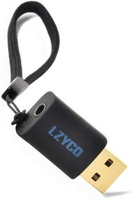 img 4 attached to 🎧 Адаптер USB к аудиоразъему LZYCO: Внешняя звуковая карта стерео для наушников и микрофона с 3.5 мм Aux TRRS разъемом - черный.