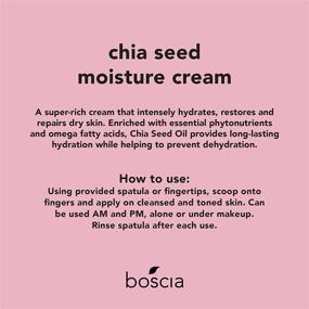 img 3 attached to Boscia Chia Seed Moisture Cream: Vegan Skincare for Sensitive Skin with Elderberry & Essential Vitamins - 1.61 Fl Oz