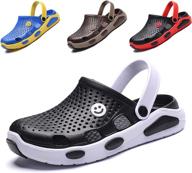 👡 cyian outdoor white women's sandals slippers size 9 logo
