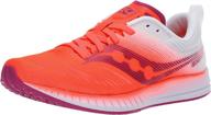 saucony womens fastwitch running white sports & fitness logo