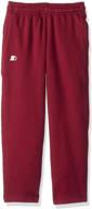 👖 comfortable and stylish starter open bottom sweatpants with pockets - exclusive girls' clothing logo