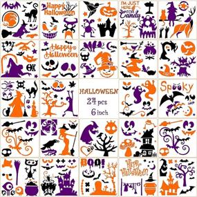 img 4 attached to Halloween Stencils Template Decoration Templates