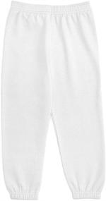 img 3 attached to Leveret Boys Sweatpants in Classic White: Premium Boys' Clothing and Pants