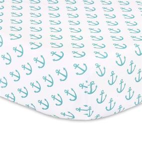 img 1 attached to 🐳 Adorable Nautical 4 Piece Whales Baby Crib Bedding Set: Cozy, Cute, and Comfy!