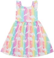 👗 vintage flutter sundress for toddler girls' clothing in dresses logo