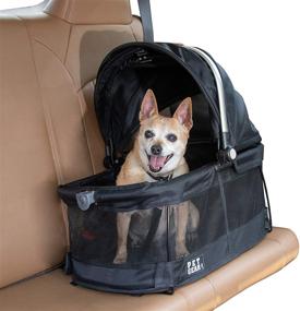 img 4 attached to 🐾 Pet Gear View 360: The Ultimate Pet Safety Carrier & Car Seat for Small Dogs & Cats - Push Button Entry, 3 Color Options