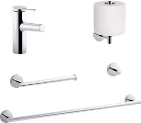 img 1 attached to 🚿 Kohler Elate Towel Bar in Polished Chrome (K-27287-CP) - Enhanced for SEO