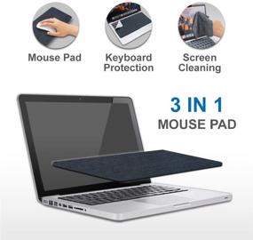 img 2 attached to 🔒 SenseAGE Microfiber Protector: Ultra Thin Shield for 285×150×0.65mm Devices