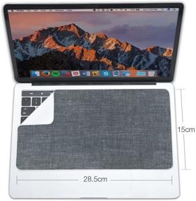 img 3 attached to 🔒 SenseAGE Microfiber Protector: Ultra Thin Shield for 285×150×0.65mm Devices