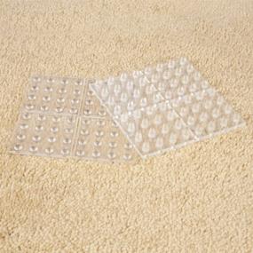 img 1 attached to 🛡️ Protect Your Short Pile Carpet: Self-Stick Furniture Anti-Dent Carpet Protectors - Keep Furniture in Place and Prevent Dents (2 Pieces)