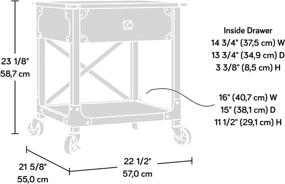 img 2 attached to Sauder Steel River Side Table Furniture