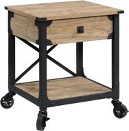 sauder steel river side table furniture логотип