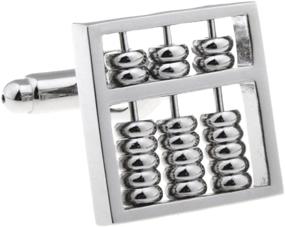 img 4 attached to MRCUFF Abacus Meticulously Driven Accountant CPA Duo Cufflinks Set in a Deluxe Presentation Gift Box with Polishing Cloth