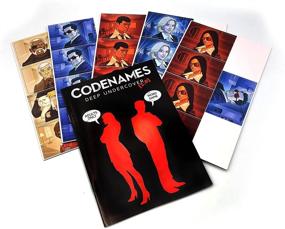 img 1 attached to 🎉 Lark & Clam Codenames Deep Undercover 2.0 - Limited Edition Adult Party Board Game for Game Night