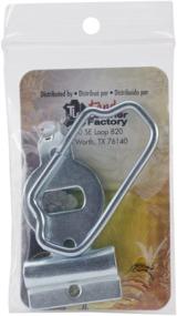 img 1 attached to 🔒 Tandy Leather Buckle Back Ring & Hook 1.5" (38mm) to 1.75" (4.4cm) 1803-00