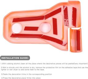 img 1 attached to Улучшите стиль и защиту вашего джипа с CheroCar JL JT накладками на петли дверей - набор украшений и защиты - совместимы с Jeep Wrangler JL JLU 2018-2020 и Jeep Gladiator JT 2020 - живописный оранжевый экстерьер - 8шт.