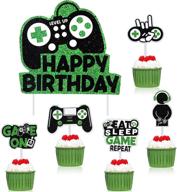 toppers birthday cupcake controller backdrop logo