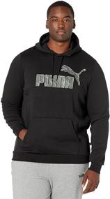 img 1 attached to PUMA Graphic Fleece Hoodie Grape Men's Clothing for Active