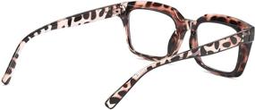 img 1 attached to 👓 Stylish 2 Pack Retro Oversized Reading Glasses for Women and Men – Oprah Style Computer Readers