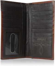 img 1 attached to 🤠 Ariat Mens Embossed Rodeo Size: Stylish & Durable Western Wallet for Men