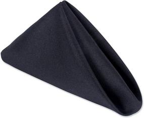 img 2 attached to 🖤 DII FBA43767 Cloth Napkins Black: Stylish and Practical Table Linen for Everyday Use