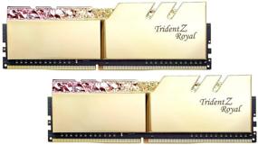 img 3 attached to 💎 G.Skill Trident Z Royal Series Gold 16GB (2 x 8GB) DDR4 3200 CL16-18-18-38 1.35V Dual Channel Desktop Memory - Model F4-3200C16D-16GTRG 💎 Память G.Skill Trident Z Royal Series Gold 16 ГБ (2 x 8 ГБ) DDR4 3200 CL16-18-18-38 1.35В Двухканальная ПЗУ для настольных компьютеров - Модель F4-3200C16D-16GTRG