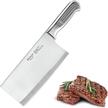 meat cleaver butcher stainless restaurants logo