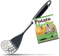 🥔 effortless lump-free mashing: elite chef potato masher slicer for quick and easy cooking logo