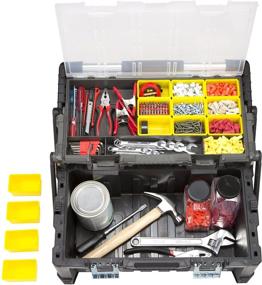 img 1 attached to 🧰 Contractor Grade Tool Box – Stalwart 75-MJ5051B, 22 Inch, Gray