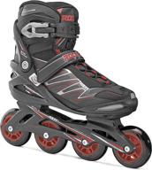 🛼 roces men's big zyx m fitness inline skates blades art black/red - superior performance and style (400812) logo