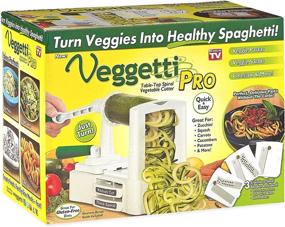 img 4 attached to Veggetti VPRO Pro, Versatile Spiralizer, One Size